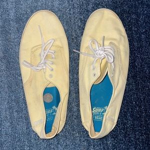 Vans Yellow Surf Slides size 9